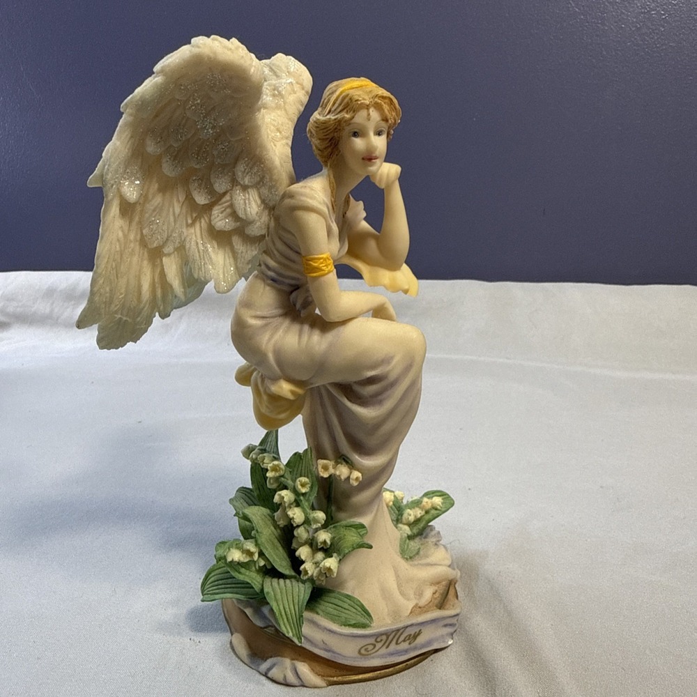 Vintage Roman Seraphim Classics Angel of the Month MAY Lily of the Valley